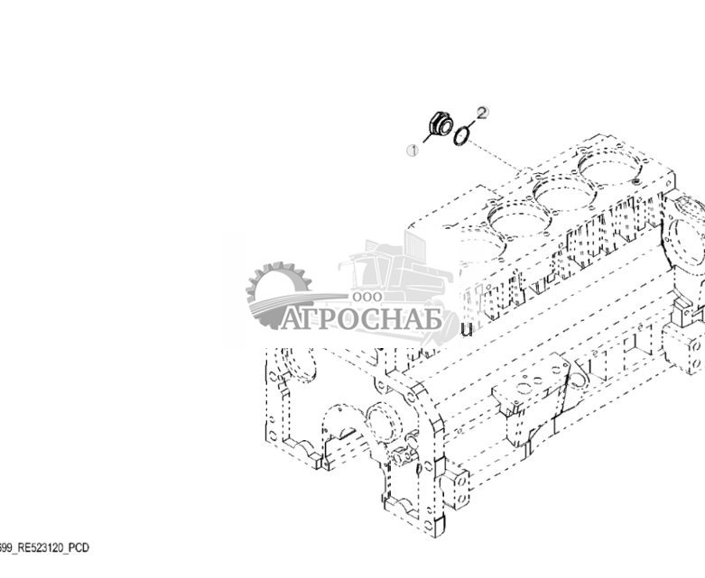 2699 Заглушка нагревателя охлаждающей жидкости - ST804449 44.jpg